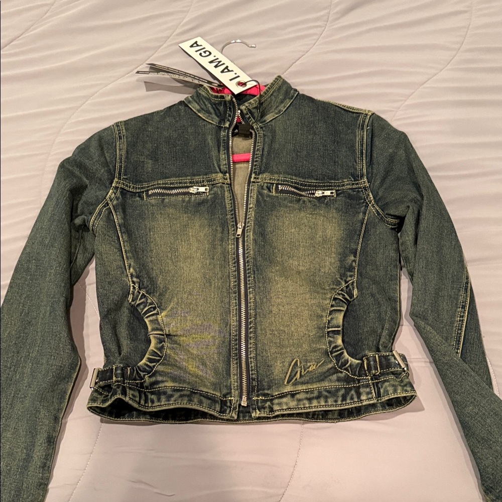 I.AM.GIA Dark Wash Jean Jacket